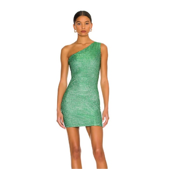 superdown Dresses & Skirts - Super down green sparkly dress